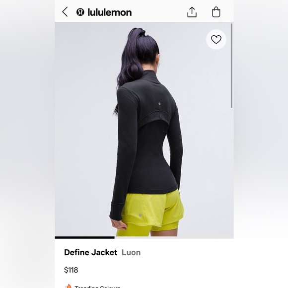 lululemon define jacket luon. size 4. pink. - Picture 3 of 3